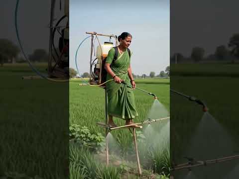 দেশি জুগাড়ে তৈরি স্প্রে মেশিনে সহজেই হচ্ছে কীটনাশক ছিটানো!#Desi #sprey