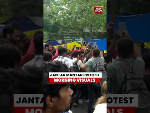 CJP Protest at Jantar Mantar: Morning Visuals From Delhi #cjpprotest #delhinews #jantarmantar