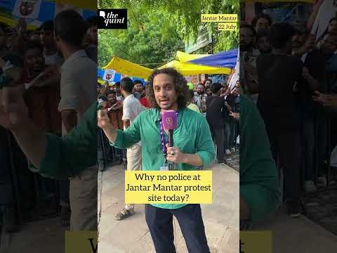 Has the Police Left From CJP’s Protest Site at Jantar Mantar? | The Quint