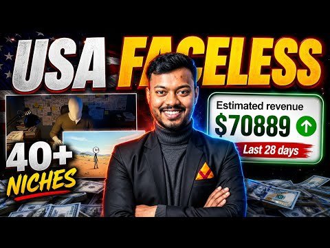 🔥40+ High RPM AI Faceless Niches | How to Start a USA Based channel? | USA Based channel Ideas 📈