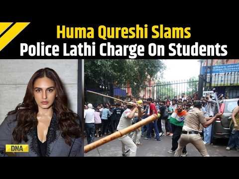 CJP Protest: Huma Qureshi Backs Jantar Mantar Protest, Questions Police Lathi-Charge On Students