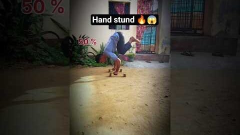hand stund tutorial ๐๐ฅ lndia talent trending reel #desi fitness work stund shorts #viral #video #