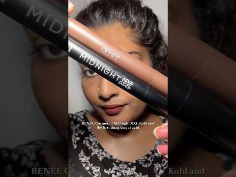 Renee midnight kajal #makeup #kajal #kohleyes #blackkajal #waterproof #smudgeproof #black #desi