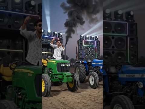 🚜 Tractor DJ Party 🔥 Desi Vibes + Loud Bass 🎶 | Village DJ Show #shorts