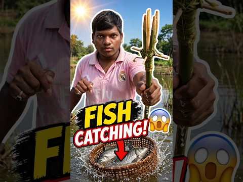 Desi Fish Catching Trick! 😱 #shorts #experiment