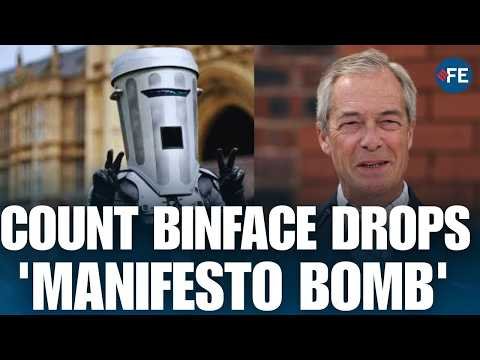Count Binface Unveils WILD CLACTON MANIFESTO As Nigel Farage Faces His Strangest Election Test
