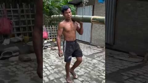 pov : Desi Bodybuilder 💪🔥 #viralvideo #food #villagerlifestyle #youtubeshorts #desihomegym