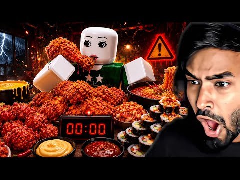I ATE EVERYTHING IN THIS INSANE MUKBANG GAME! 🍣🤯 @TechnoGamerzOfficial