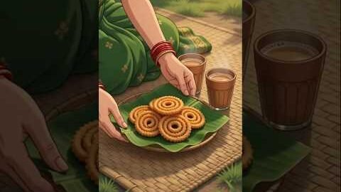 🌿 DESI VILLAGE CHAKLI 😍 | TRADITIONAL INDIAN SNACK RECIPE 🏡 | VILLAGE COOKING