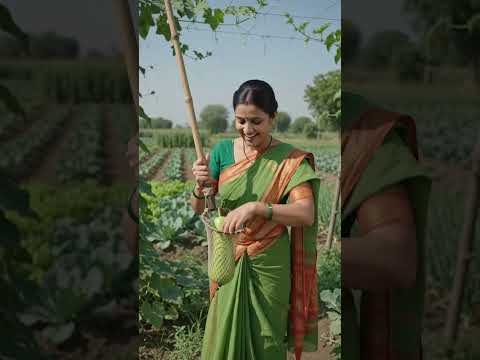 Khet me sabji todne ka desi jugad #farming #viral #gannajugaad #gannajugaad #viralnow #agricultureto