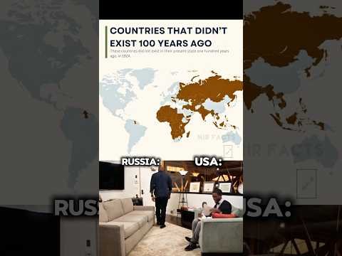 Countries That Didn’t Exist 100 Years Ago!? 🌍🤯 Shocking World Map! #shorts #geography #countries