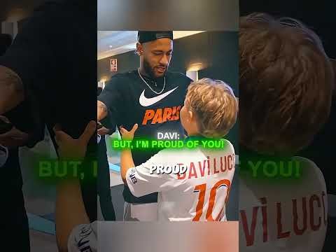 The beautiful bond between Neymar and Davi Lucca. #viral #youtubeshorts #ytshorts #shortsfeed