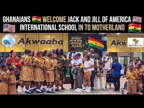 Ghanaians 🇬🇭 Welcomed Jack And Jill Of America 🇺🇸 International School In To Motherland