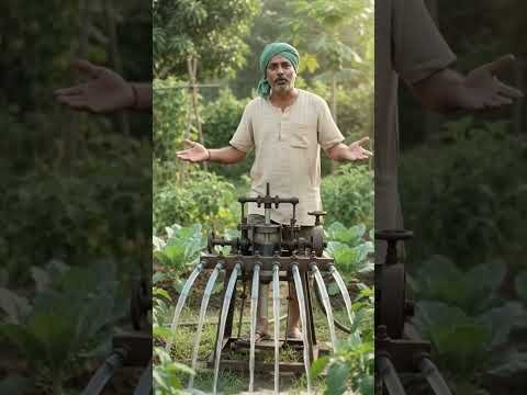 🌱 One Pedal Waters 10 Plants at Once! 😱 | Desi Jugaad AI