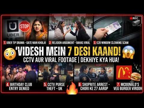 Videsh Mein Bharatiyon Mahilaon Ke 7 Sabse Viral Kaand | Camera Mein Qaid