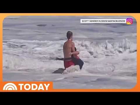 Teen Lifeguard Who Saved Boy in Rough Surf Speaks Out