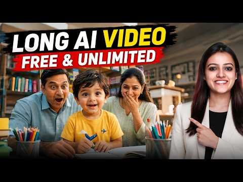 Make AI Videos FREE🔥 Long (15 Mins) + Realistic + Dialogues✨AI Video kaise banaye🔥AI Video Generator