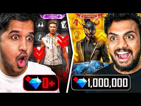 1$ Vs 100000$ FreeFire Collection 🔥 AMITBHAI vs NAYAN 🔥
