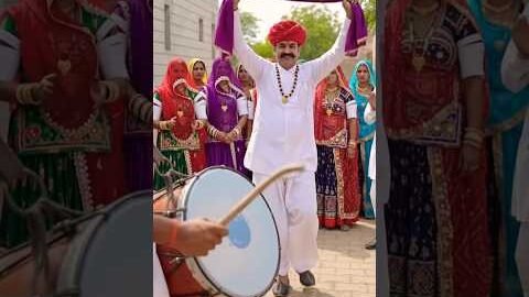 Dhol thali dance #dhol #thali #yt #dance #marwadi #desi #village #trending #desi #shorts #viral