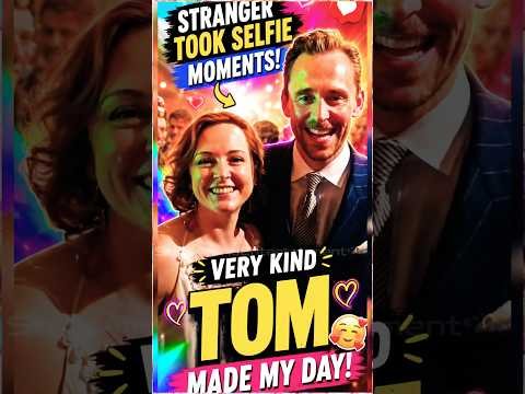 VERY KIND TOM HIDDLESTON‼️& STRANGER TOOK SELFIE MOMENTS🤳💃🕺#tom #stranger #selfie #usa #uk #funny