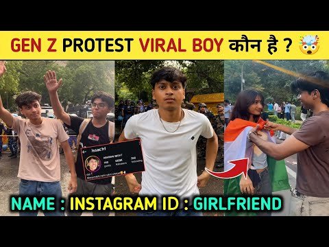 Gen z Protest Viral Boy Abhinav Bisht Instagram I’d Suspended🤯| Gen Z Protest In India Funny Moments