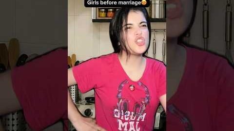 Girls before marriage VS after marriage😭🤫 #shorts #relatable #funny #desi