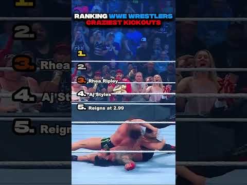 Ranking WWE Wrestlers CRAZY Kickouts