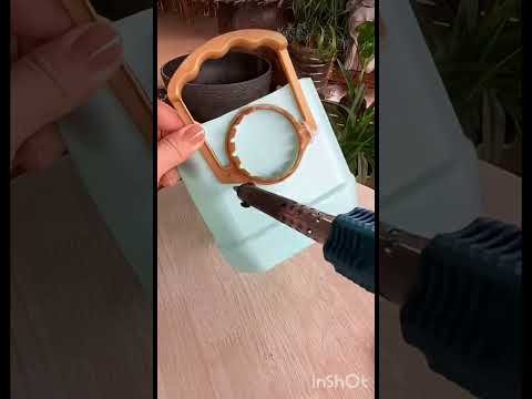 Kishan ka desi jugad Kharab plastic se bana diya ped lagane ka gamla #shorts