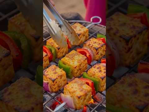 | Desi style Paneer Tikka 😋 | #food #paneerrecipes #shorts #foodlover 🫠🫠#village #desi