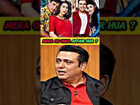 Govinda On His Affairs 🤯😱 #bollywood #viral #govinda #trending #podcast #shorts