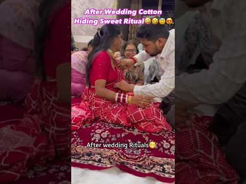 After Wedding Rituals😁#weddingrituals #weddingvideo #couplegoals #couplesstatus #coupleshorts #viral
