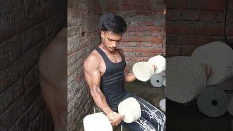 How to build biceps 💪 #viral #desi #workout