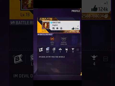 Raistar Ki 13 Level I’d 🤯 #shortsfeed #freefire #foryou #trending