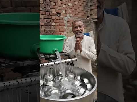 Majdoor Kishan ne bana Diya bartan dhone ki Desi jugad machine #shorts #shortvideo #shortsfeed