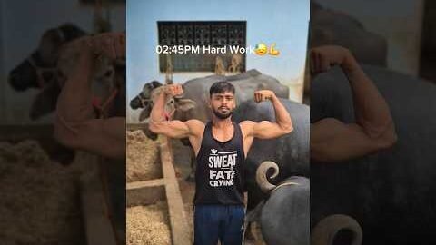 Desi Hard Work💪🏋️‍♂️🔱# #gymworkout #hardworkworks #desi #naturalbody