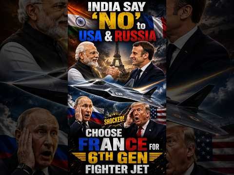 India Picks FRANCE Over US & Russia for 6th Gen Fighter Jet! #6thgenfighter #IAF #shorts