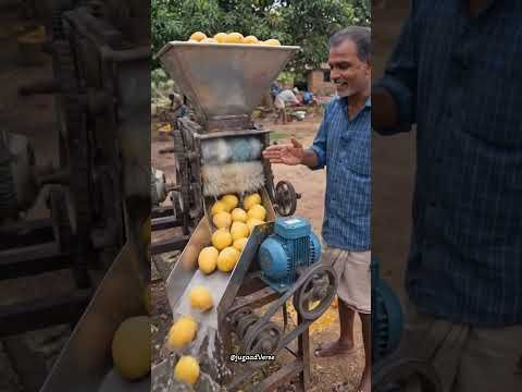 🥭🤯 पूरे आम डालो और गाढ़ा Mango Pulp बाहर! | Desi Jugaad Machine #shorts #viral #short #shortfeed