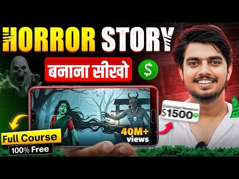 Make Viral Ai Horror Stories In Minutes (Complete Course 2026)🔥 Horror Ai Video Kaise Banaye?