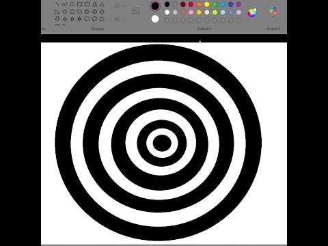 illusion drawing in MS paint of short #shorts #shortvideo #viral