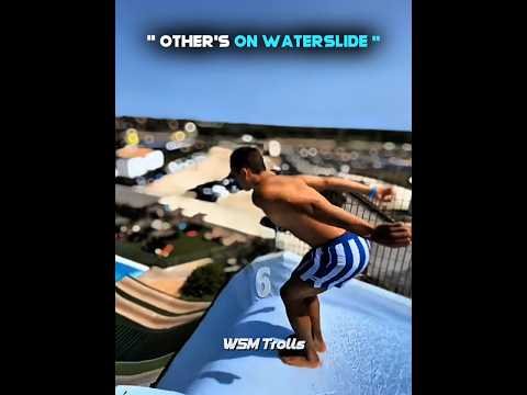 Other WaterSlide vs The Last One🤓 #shorts #waterslide