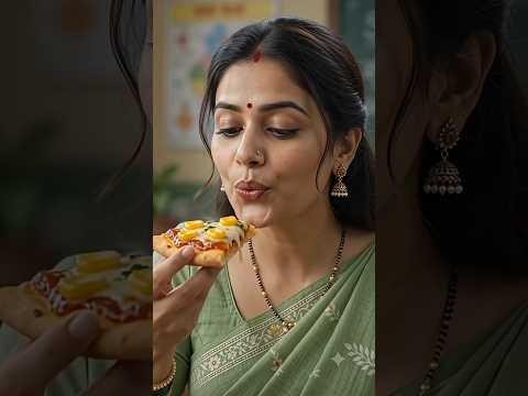 desi pizza 🍕 recipe #shorts #viral #ytshorts #emotionalstory #moralstory #cartoon #magicstoryhindi
