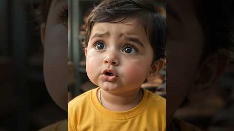 “मम्मी की चप्पल कहाँ से आती है?” 😂👶 | Desi Baby Comedy #Shorts