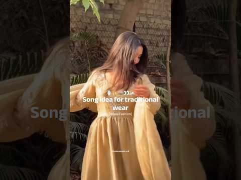 🎶 Traditional Wear ✨ | Song Ideas for Your Desi Look 🤍#shorts #songideas