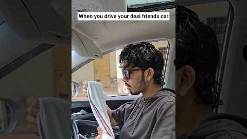 Apna desi bhai 😂 #trending #desi #trend #friends #car #ytshorts