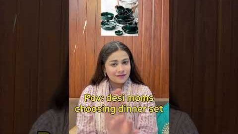 Desi mom choosing Dinner set#bhopal #love #viral #funny #comedy #desi #desimom #desicomedy #shorts
