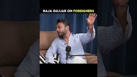 **Raja Gujjar on Foreigner ЁЯШ▒ | Desi Reaction & Full Conversation**
