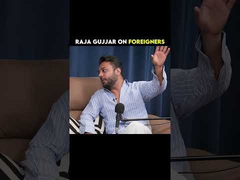 **Raja Gujjar on Foreigner 😱 | Desi Reaction & Full Conversation**