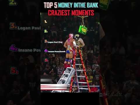 😨😱Ranking WWE Money in The Bank Craziest Moments #wwe #wwefan #wrestling #wrestlemania