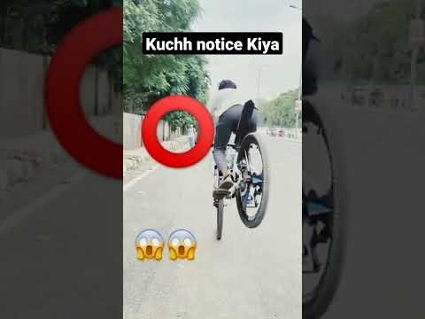 😱cycle se accident Ho Gaya #cycle stunt #viral #video