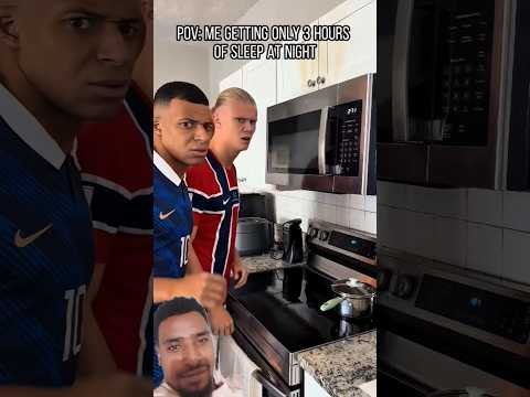 POV:ME getting only 3hours of sleep at nighr#haaland#football#mbappe#funny#comedy#memes#india#shorts